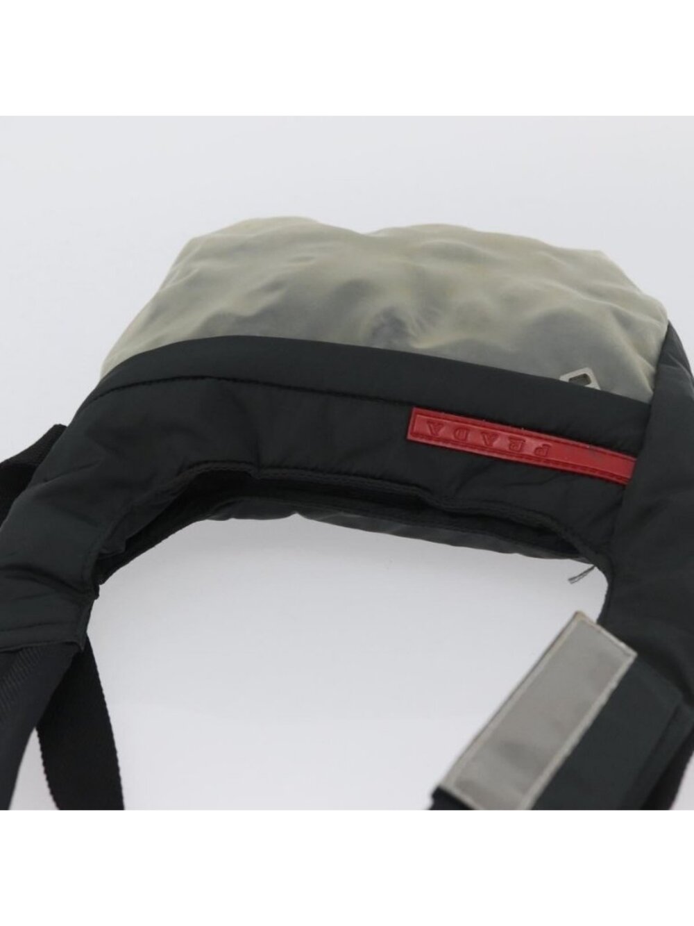 Authentic PRADA Sports Shoulder Bag Nylon Black Silver - Picture 13 of 16